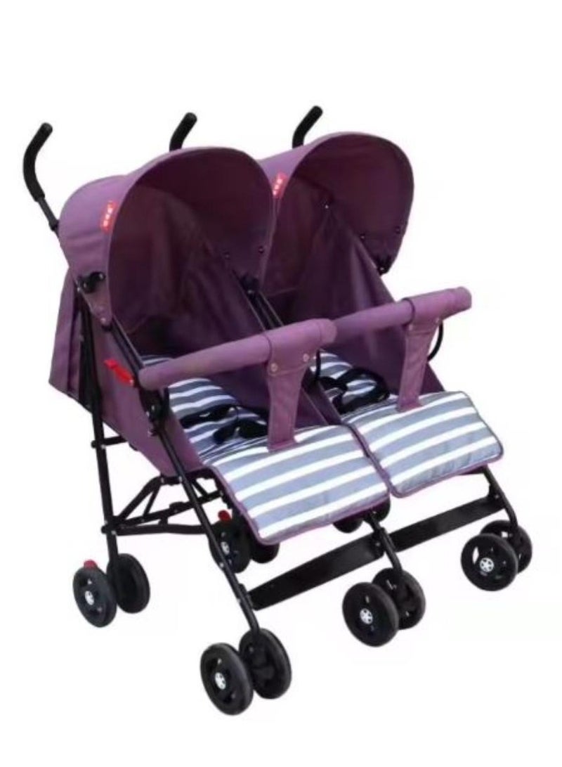 VIP STARS Small Light Weight Twin Stroller Foldable, 1 Piece Assorted