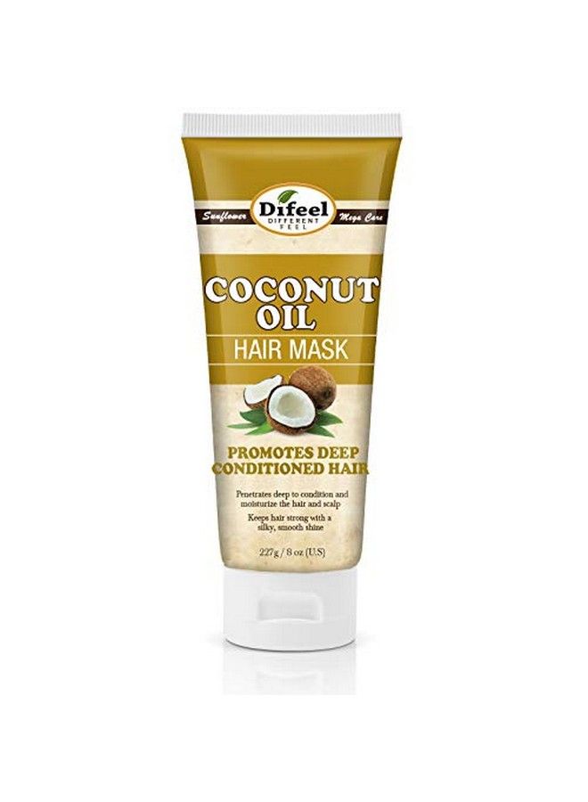 Coconut Oil Hair Mask 8 Oz. Hair Conditioning Treatment For Color Treated Hair L Hair Damage Repair