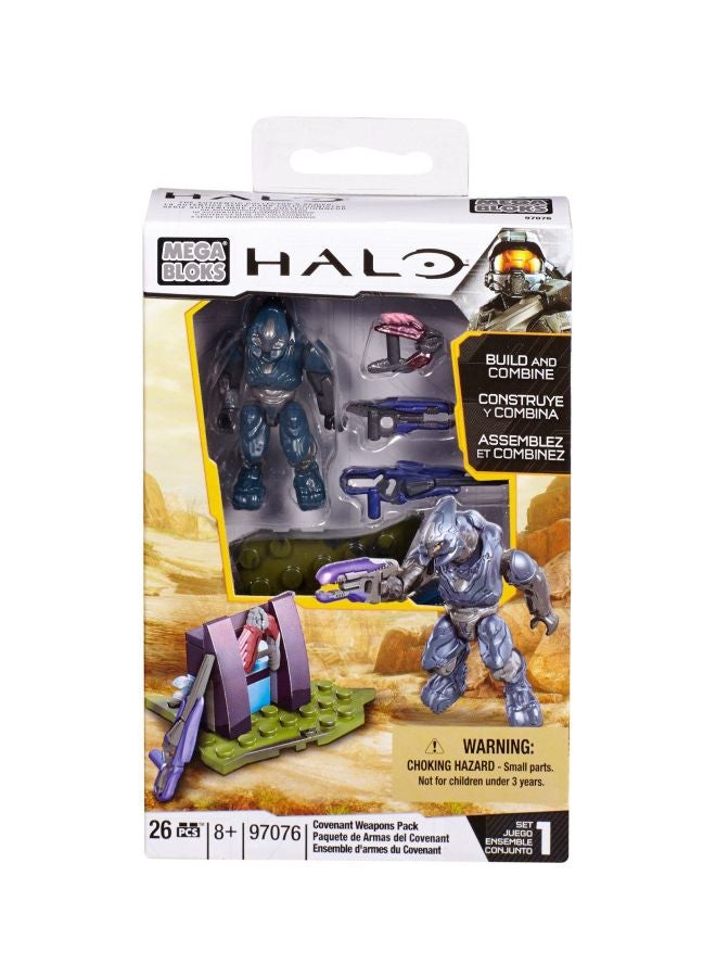 97076 26-Piece Halo Covenant Weapons Pack Building Set 97076 8+ Years