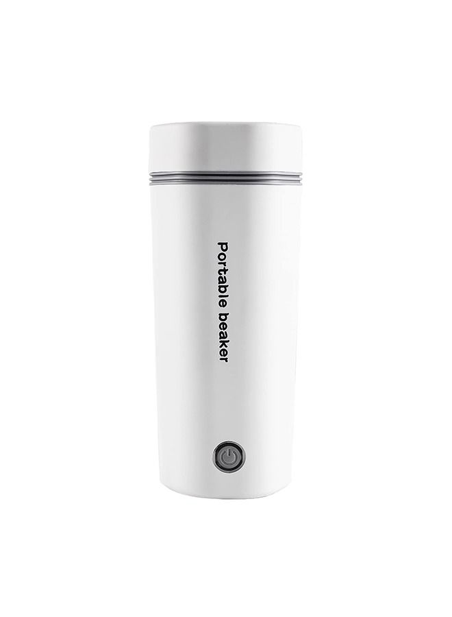 Portable Electric Kettle for Boiling Water 350ML Travel Beaker Tea Kettle Hot Water Boiler Stainless Steel Automatic Shut Off for Making Tea Coffee Baby Milk