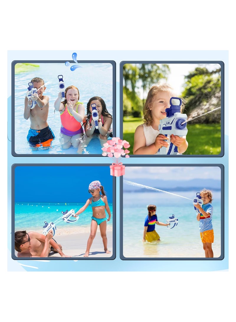 Electric Water Gun Space Technology Design with Large Capacity Water Gun Shooting Range Suitable for Pool Party and Outdoor Activities Kids and Adults