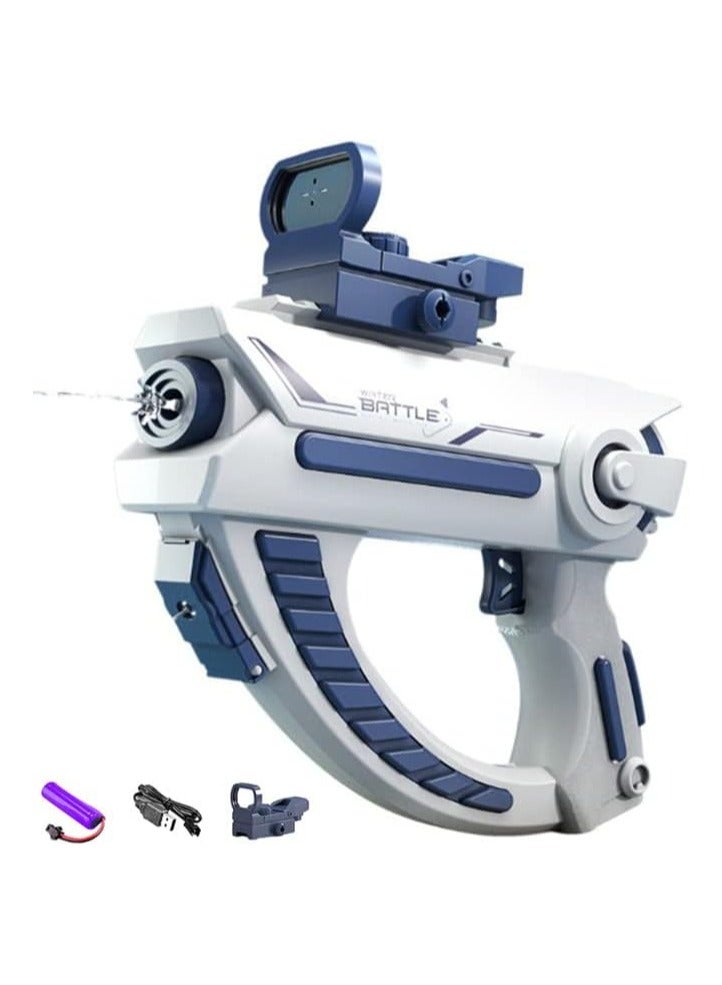 Electric Water Gun Space Technology Design with Large Capacity Water Gun Shooting Range Suitable for Pool Party and Outdoor Activities Kids and Adults