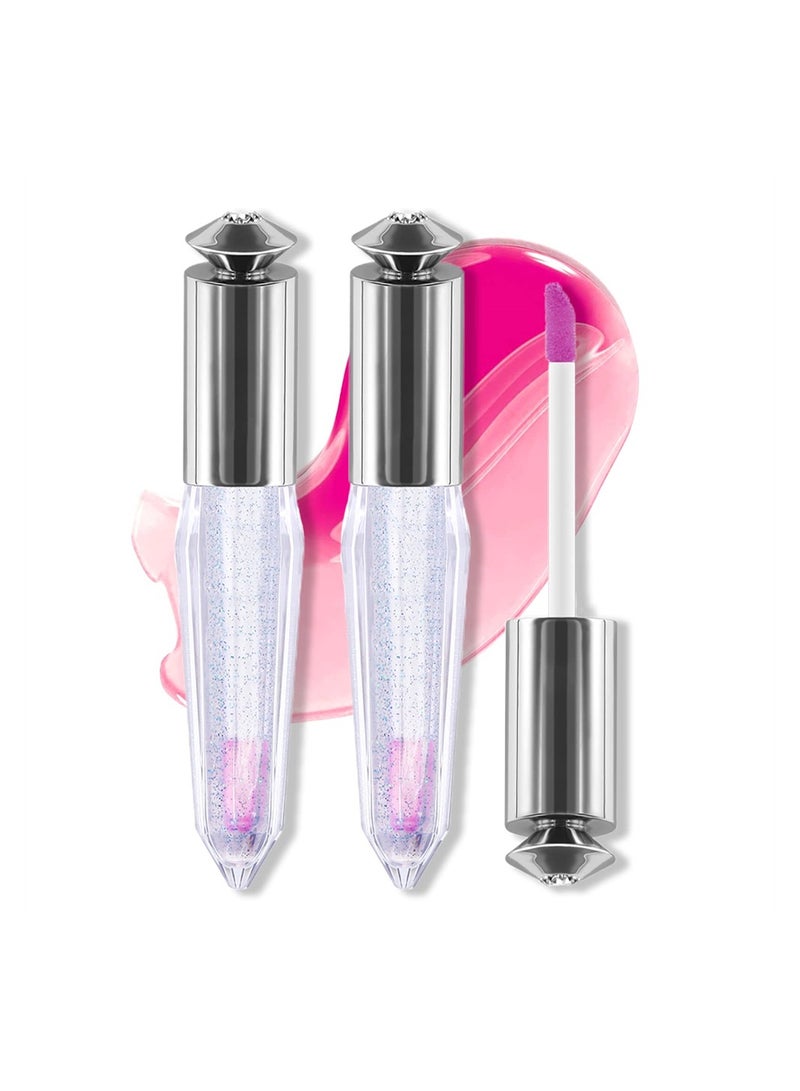 2PCS Moisturizing Color Changing Blush Oil for Cheeks