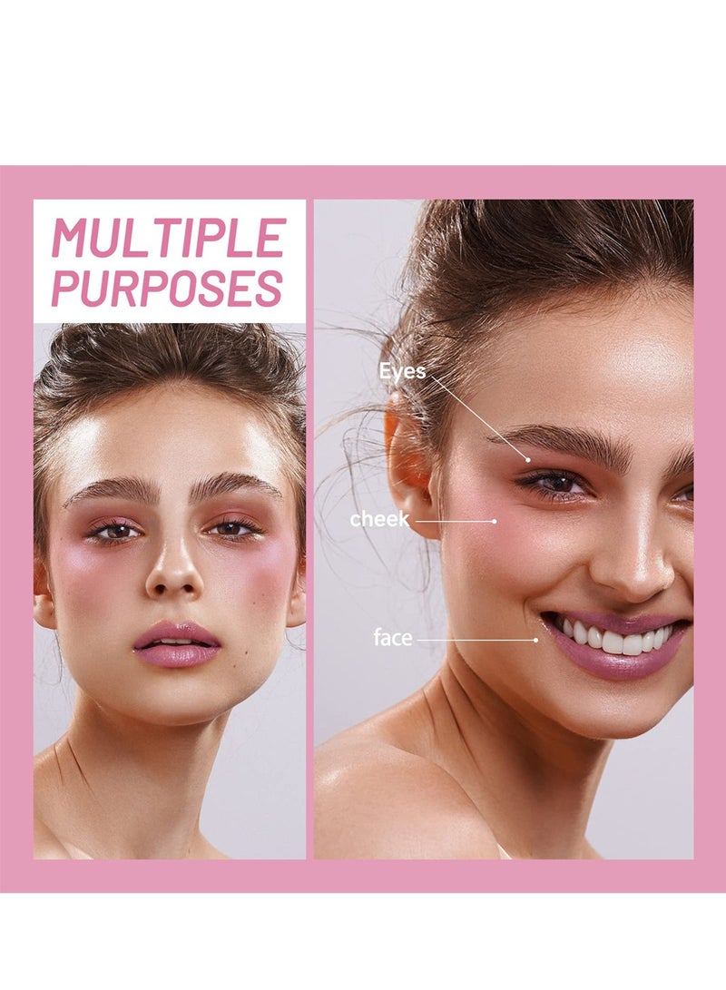 2PCS Moisturizing Color Changing Blush Oil for Cheeks
