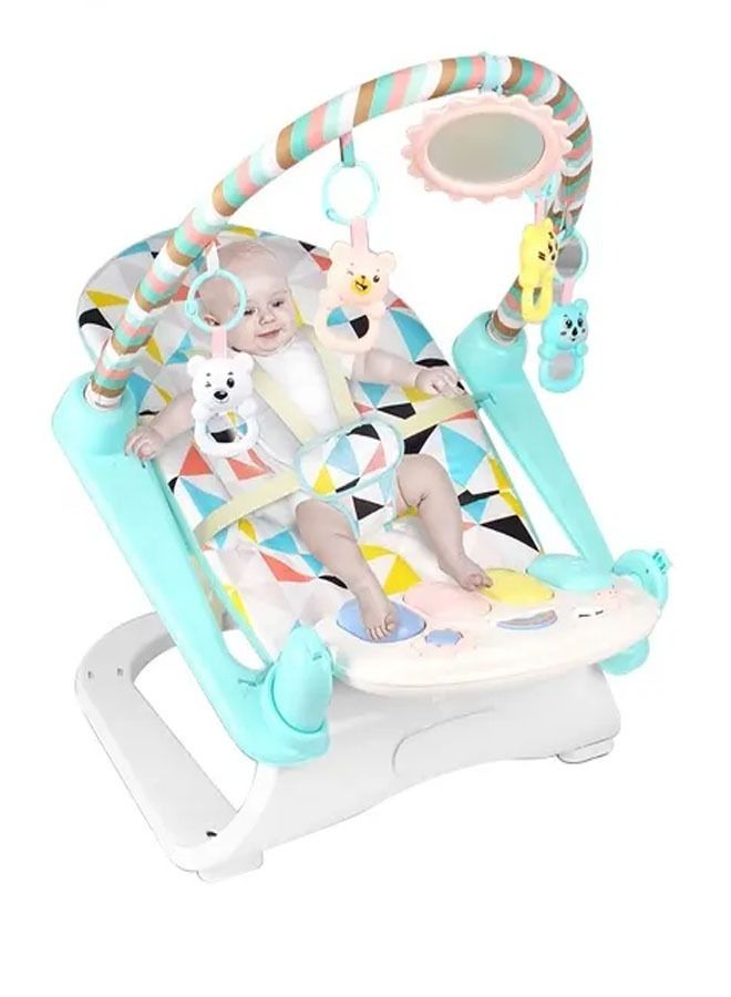 2 in 1 Multifunctional Baby Rocker Vibrating Chair For Newborn To Toddler
