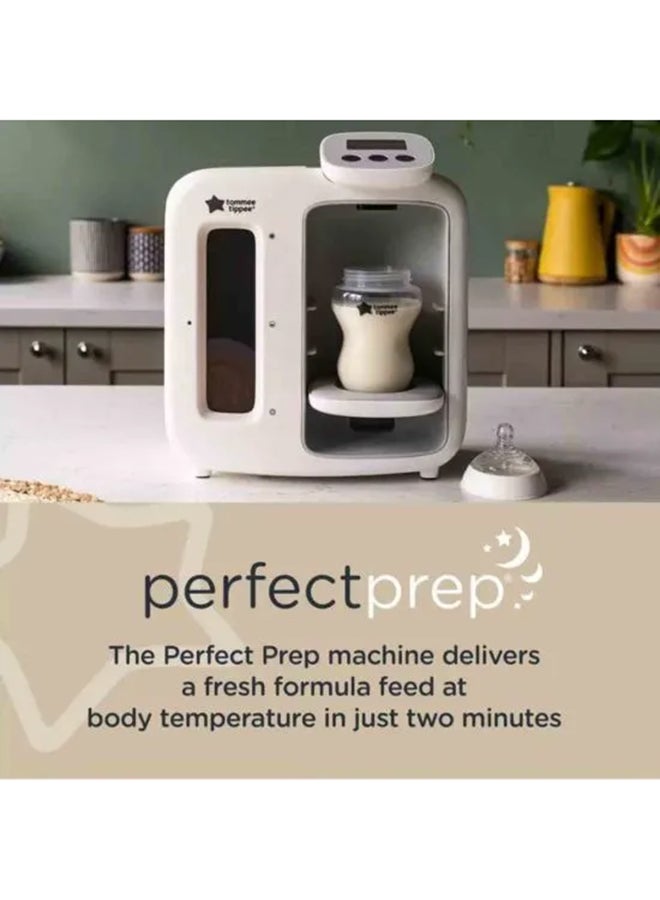 Ultimate Formula Feeding Kit, Electric Steam Steriliser, Newborn Baby Bottles and optimal Prep Day and Night Machine, White