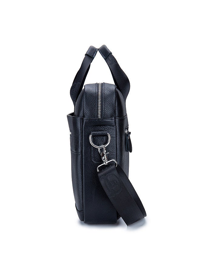 Men Leather Messenger Bag Satchel Bag Crossbody Shoulder Bag for Office School College Business Travel Bag