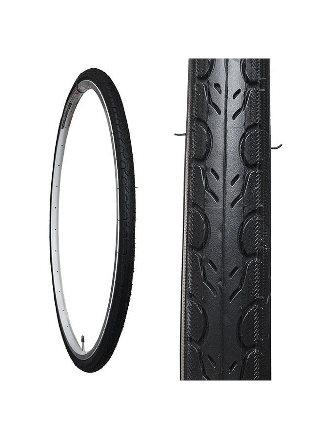 Bike Tires Set for 700C/26 Inch Mountain Bikes or City Bikes Road Bikes Mixed Rubber Bicycle Tires