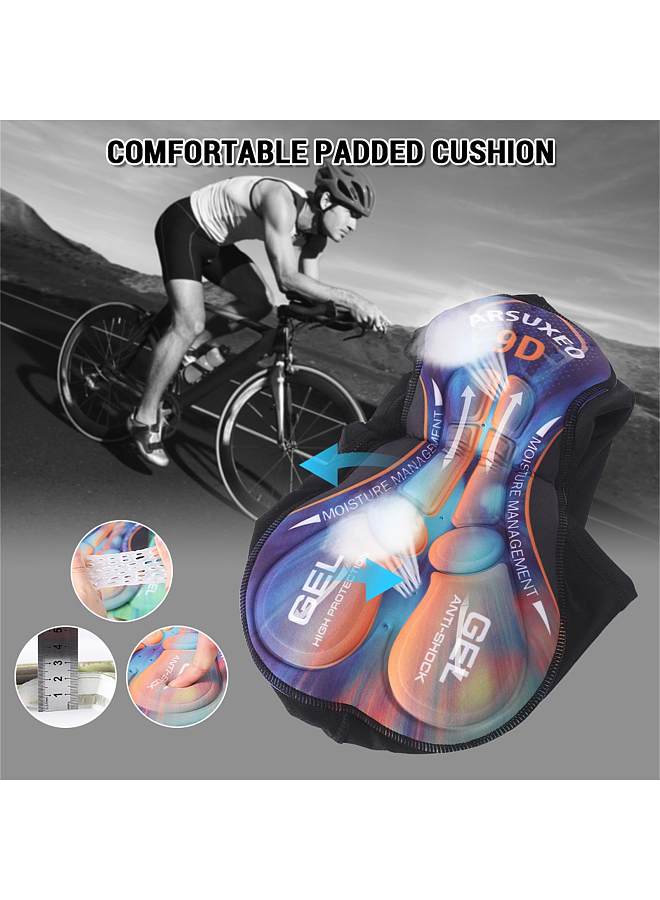 Men Cycling Underwear Shorts Breathable Padded Gel MTB Biking Shorts Bike Riding Shorts