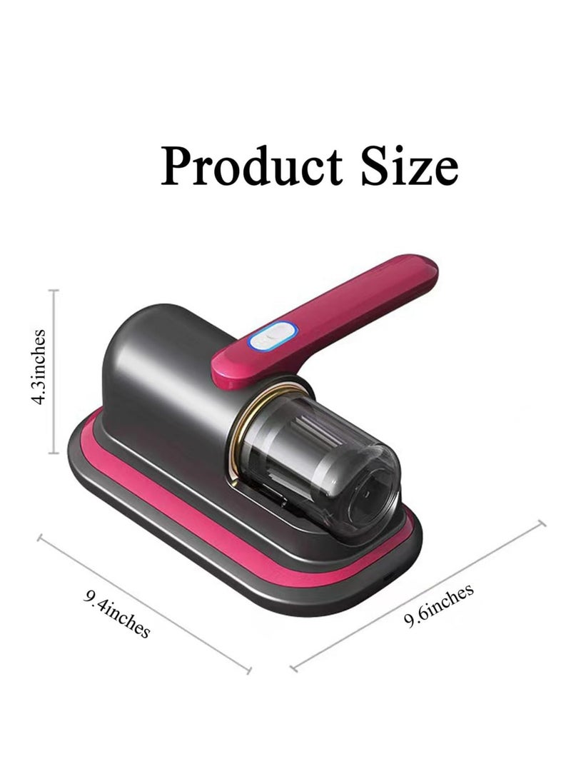 Bed Vacuum Cleaner Upgraded Cordless UV Vacuum Cleaner, Handheld deep Mattress Vacuum Cleaner, Effectively Cleans Bedding, Sofas, Carpets and Other Fabric Surfaces