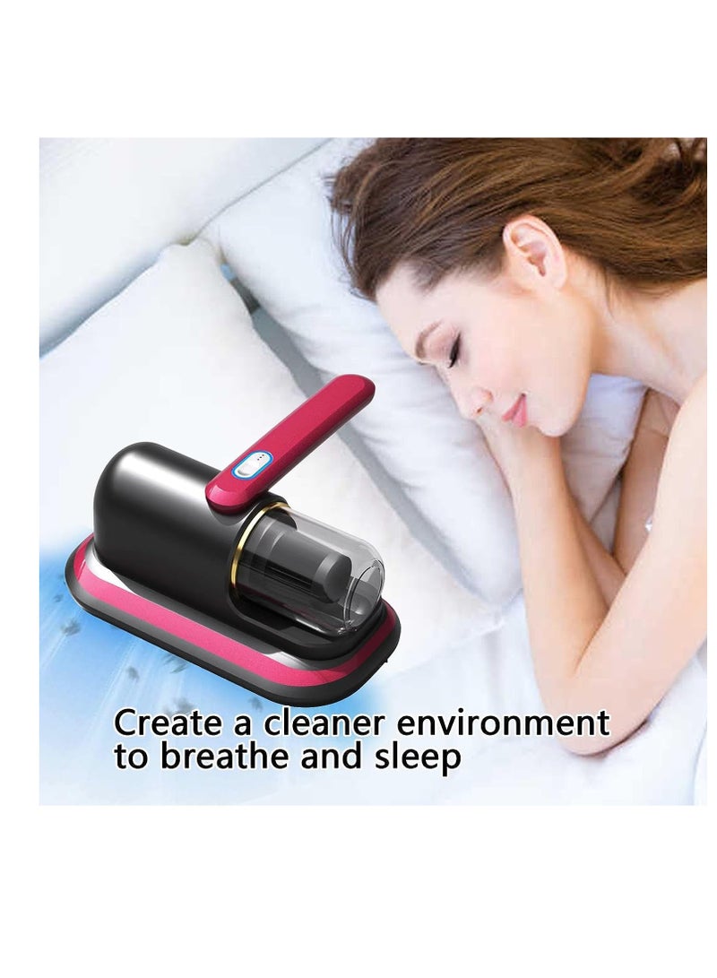 Bed Vacuum Cleaner Upgraded Cordless UV Vacuum Cleaner, Handheld deep Mattress Vacuum Cleaner, Effectively Cleans Bedding, Sofas, Carpets and Other Fabric Surfaces