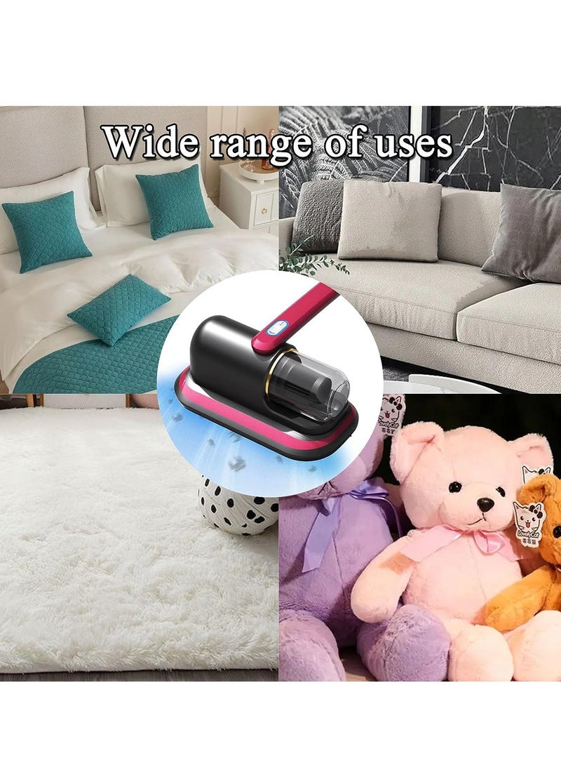 Bed Vacuum Cleaner Upgraded Cordless UV Vacuum Cleaner, Handheld deep Mattress Vacuum Cleaner, Effectively Cleans Bedding, Sofas, Carpets and Other Fabric Surfaces