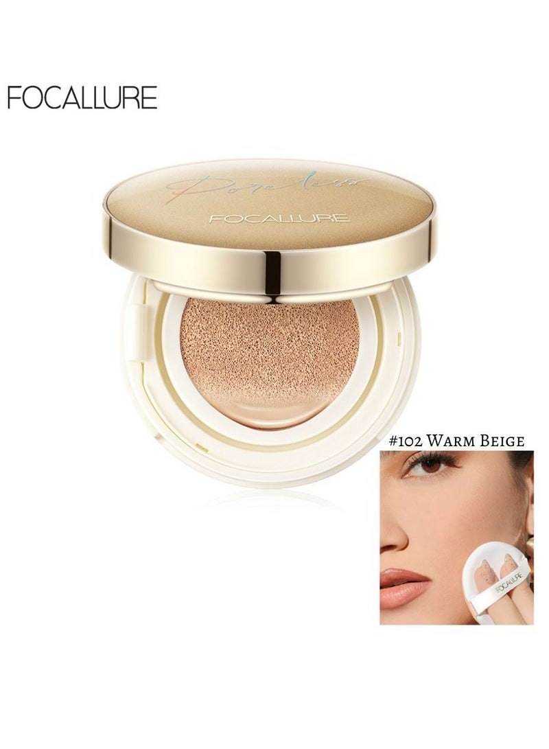 Poreless Matte Air Cushion Foundation-102 Warm Beige