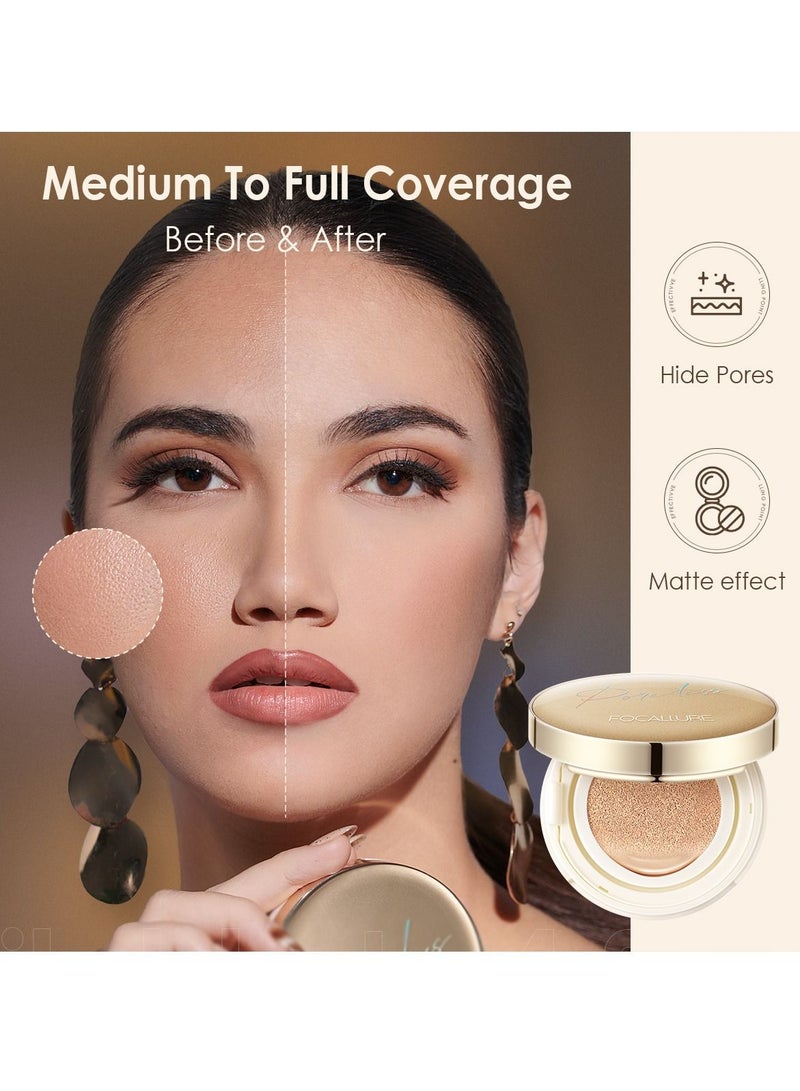 Poreless Matte Air Cushion Foundation-102 Warm Beige