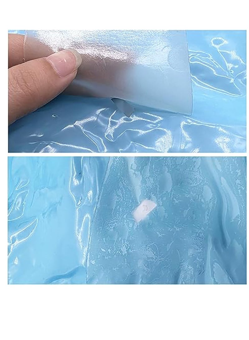 TPU Pool Patch Repair Kit 7cm*200cm Waterproof Roll Inflatable Repair Patch Tape for Air Mattress Inflatable Tent Swimming Pool Bounce House Canvas Canopy Pool Floats Tubes Air Bed