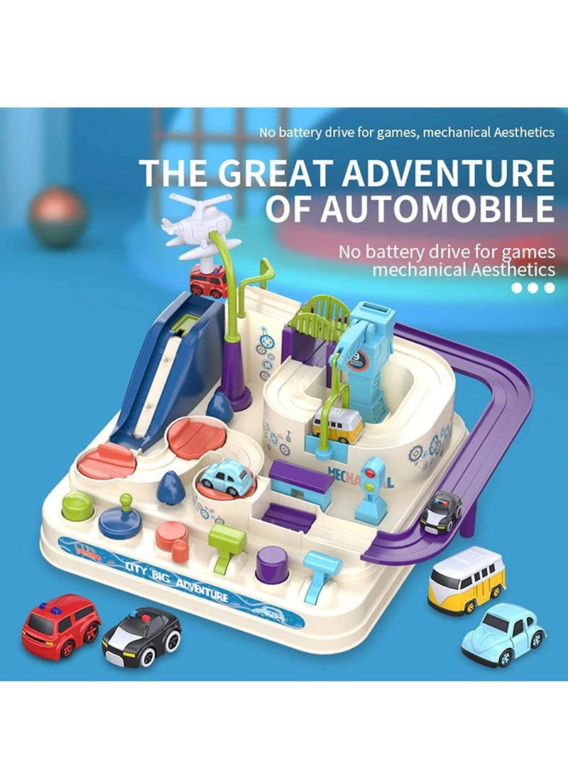 Adventure Car Toy, Car Race Track Toy for Kids, Intelligence Educational Cars Track Kids Space Toys, Montessori Toys for 3 Year Old Boys Gifts for Kids Age 3 4 5 6