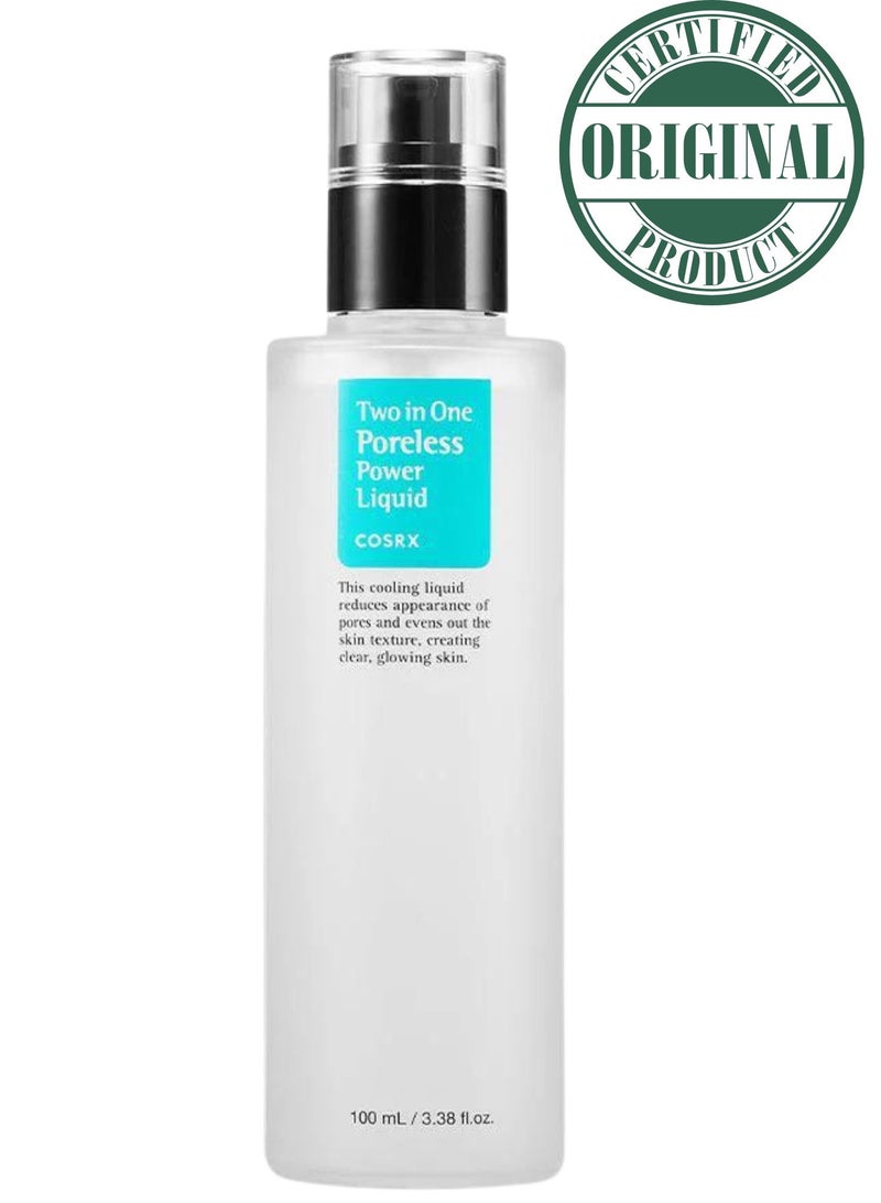 Two-in-One Poreless Power Liquid - Smooth Clear And Balanced Skin Solution 100ml