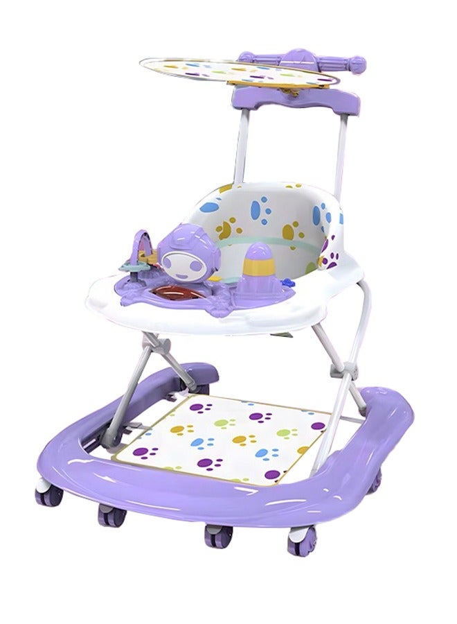 Foldable Multi-Functional Baby Activity Walker With Wheels