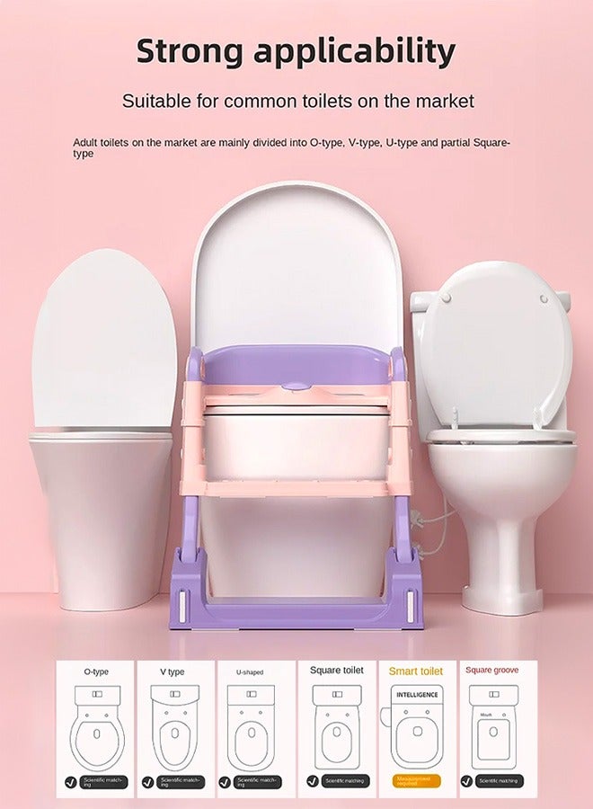 Toddlers Potty Training Toilet Seat Adjustable Step Seat Height Potty Seats for Toddlers Boys Girls