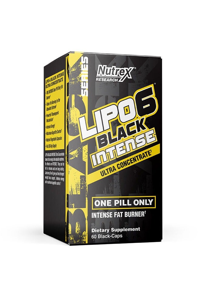 Lipo‑6 Intense Ultra Concentrate 60 Capsules Extreme Energy