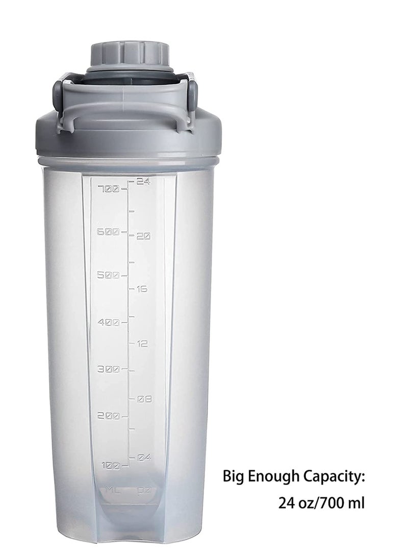 Fitness Shaker Bottle, Fitness Sports Classic Protein Shaker Bottle, BPA Free, Professional Fitness cup Fashionable Portable Sport Plastic Water Shaker Bottle for Exercise