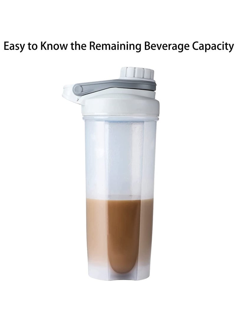 Fitness Shaker Bottle, Fitness Sports Classic Protein Shaker Bottle, BPA Free, Professional Fitness cup Fashionable Portable Sport Plastic Water Shaker Bottle for Exercise