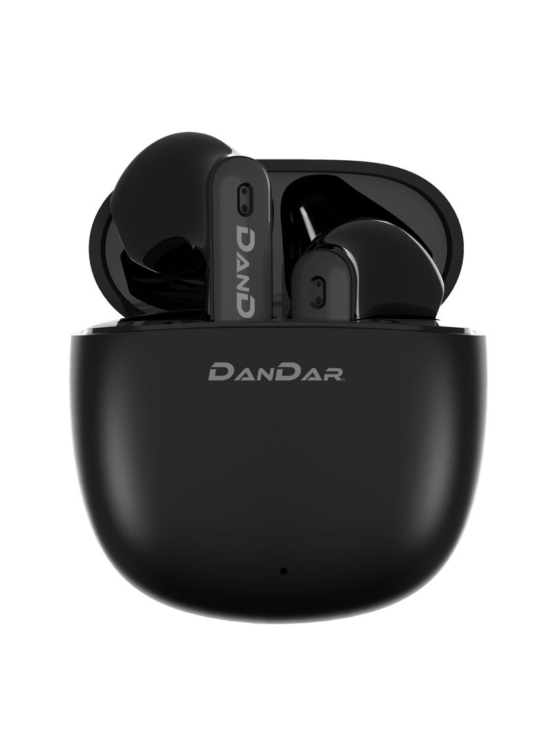 Dandar Wave Earbuds Crystal Clear Calls with HD Microphone, Soft Bass, 20 Hours Playtime Latest BT 5.3, Smart Touch, Lightweight Comfortable