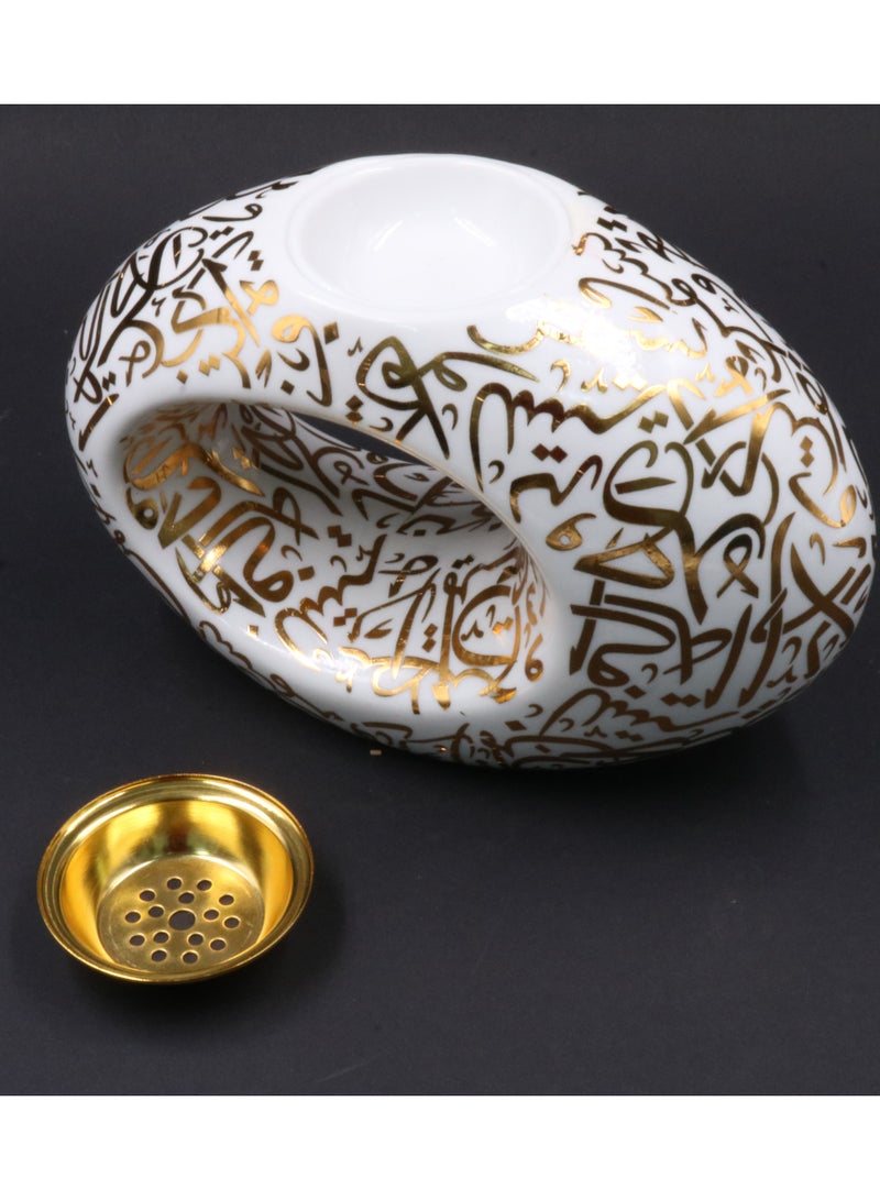 Museum of the Future High Quality Stylish Incense Burner Holder on Top - White