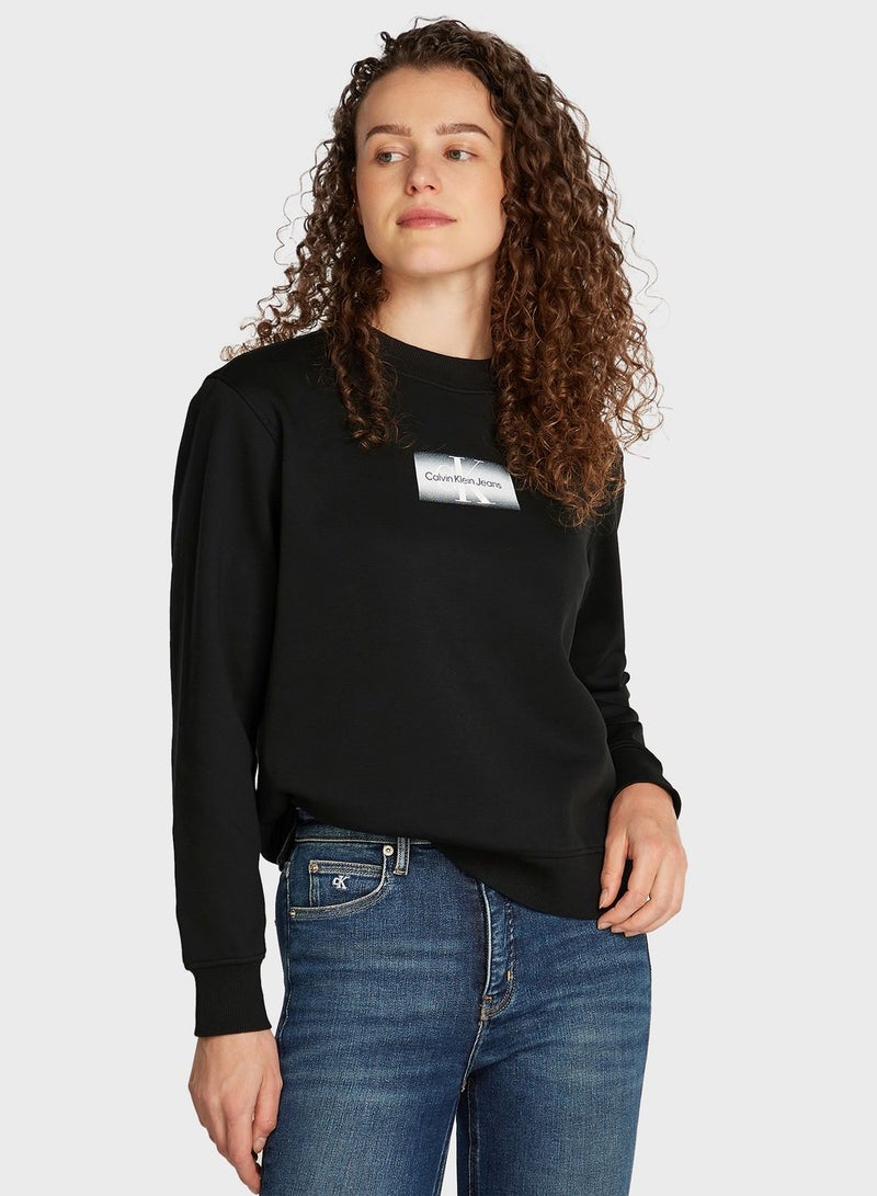 Crew Neck Logo Sweatshirt