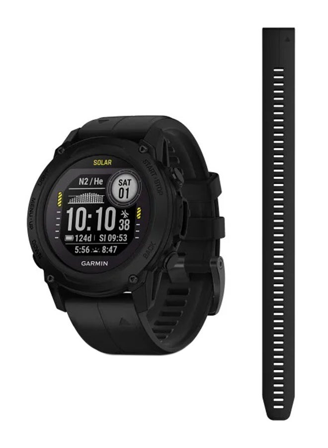 Descent G1 Solar Health Fitness Smart Watch Black