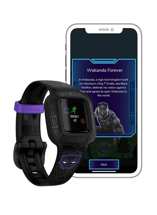 Vivofit Jr. 3 - 14.11MM - Replace Battery Lasts Up To 1 Year , Scratch Resistant, Step Tracking , Sleep Tracking , Parental Control , Child Tracking , iOS and Android Compatible Black