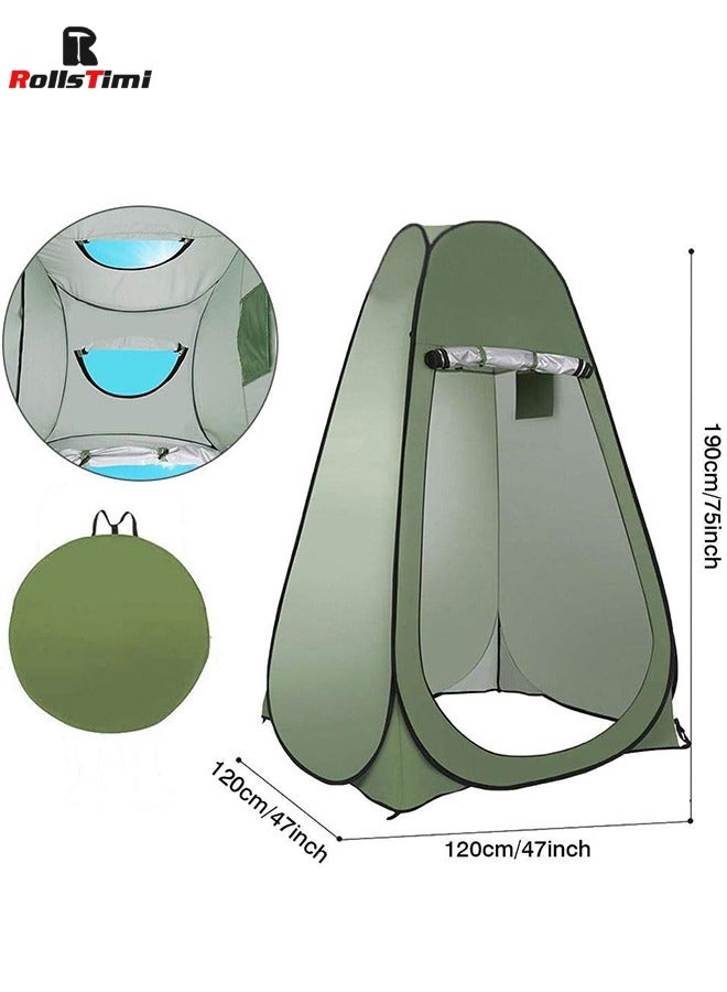 Pop Up Privacy Shelter Tent Portable Outdoor Shower Toilet Changing Room Tent for Camping and Beach