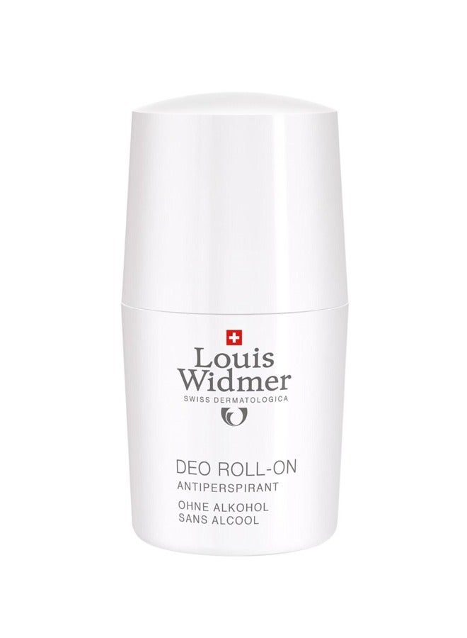 Louis Widmer Swiss Dermatologica Deo Roll-On Antiperspirant: 24-Hour Sweat Regulation 50 ML