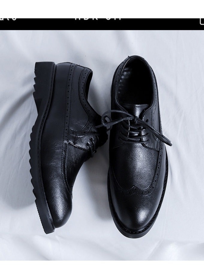 Versatile Retro Casual Leather Shoes