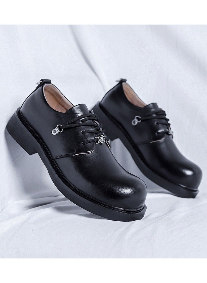 Versatile Retro Casual Leather Shoes