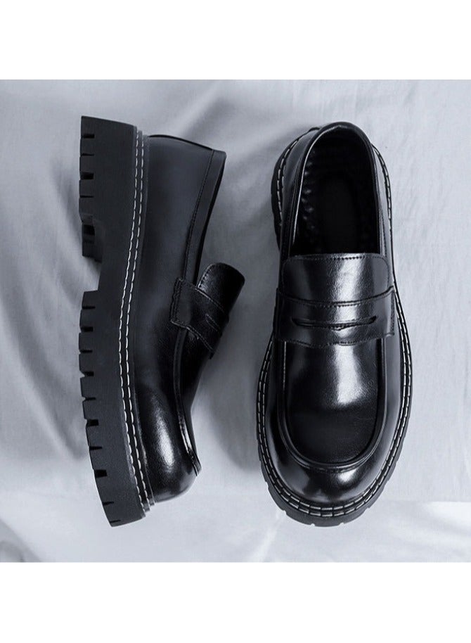 Versatile Retro Casual Leather Shoes