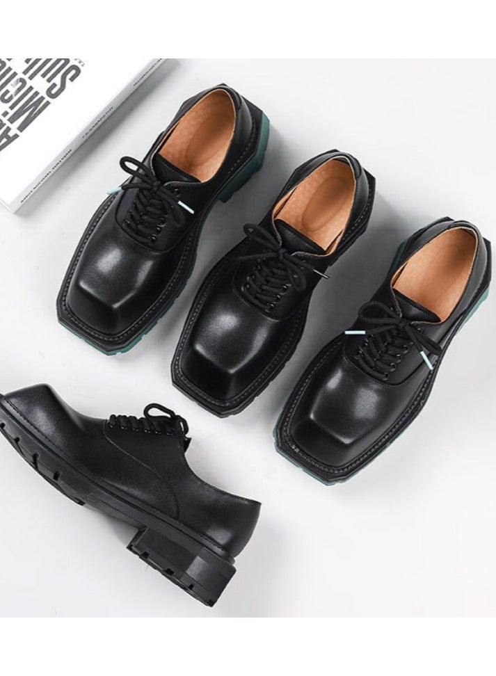 Versatile Retro Casual Leather Shoes