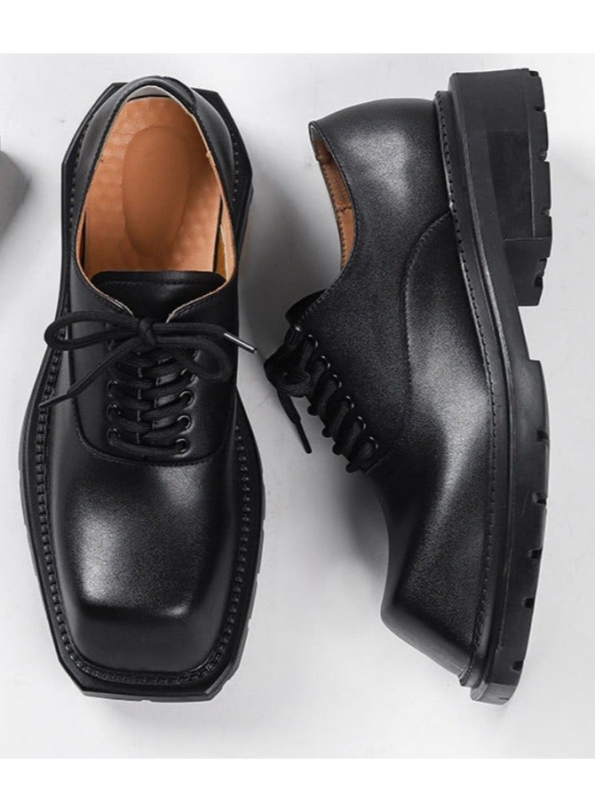 Versatile Retro Casual Leather Shoes