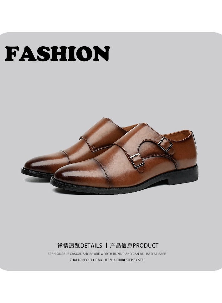 Versatile Retro Casual Leather Shoes