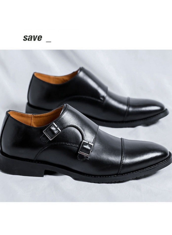 Versatile Retro Casual Leather Shoes