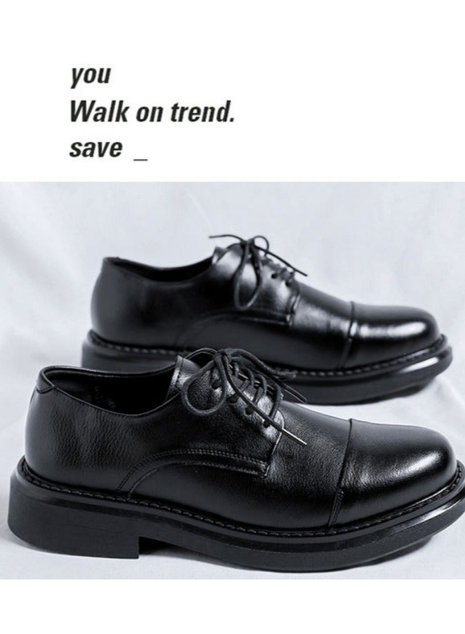 Versatile Retro Casual Leather Shoes