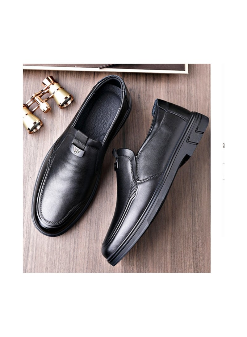 Versatile Retro Casual Leather Shoes