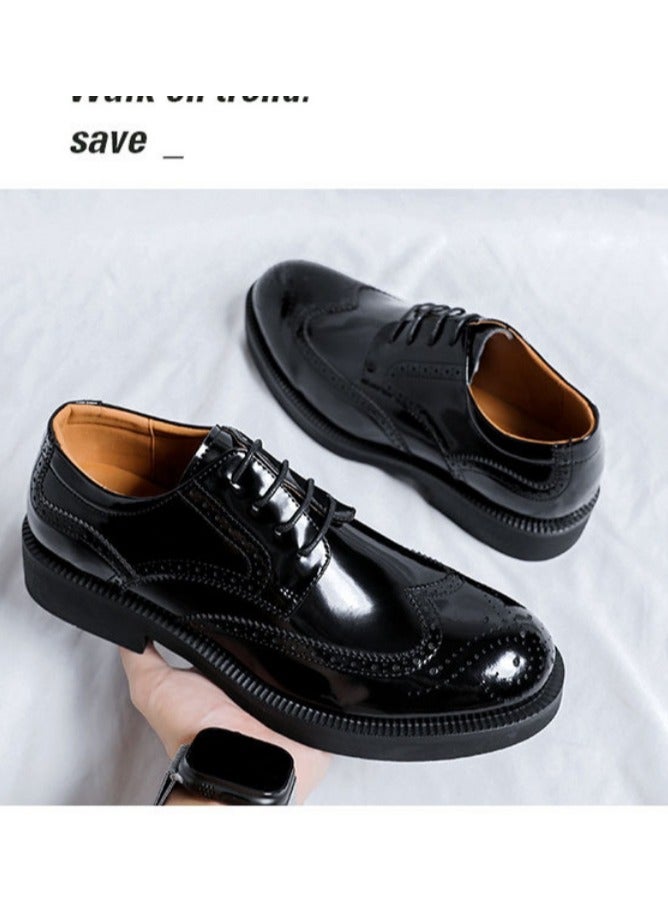 Versatile Retro Casual Leather Shoes