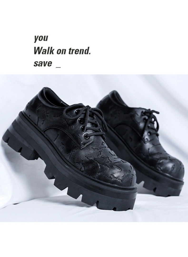 Versatile Retro Casual Leather Shoes