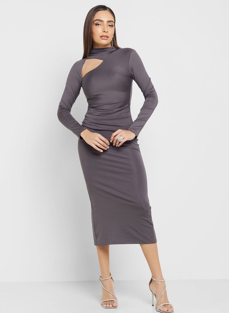 Bodycon Dress With Cutout Detail