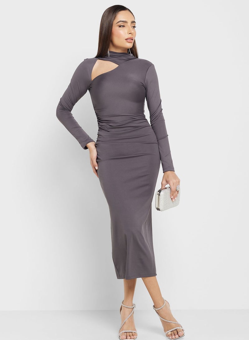 Bodycon Dress With Cutout Detail