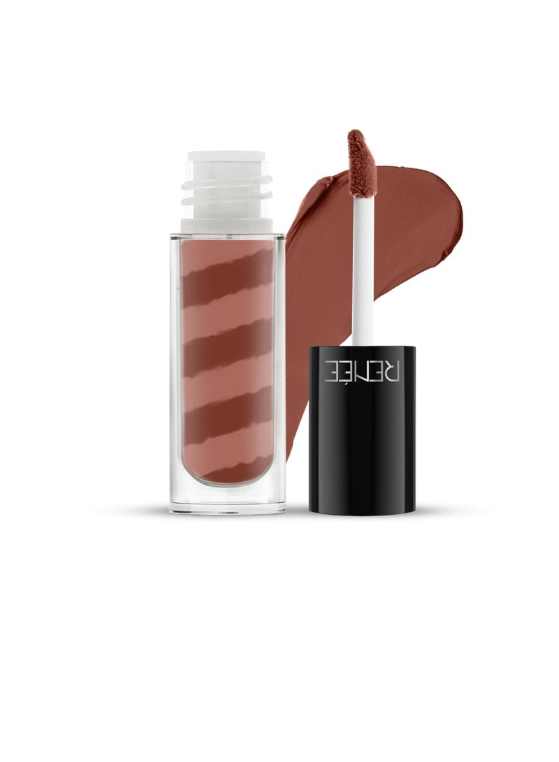 RENEE Marble Liquid Lipstick  LM03 Nora 4.5ml  Rich Color Payoff and Matte Finish| Weightless Unique Long Lasting Formula   Transfer and Smudge Proof  Enriched with Vitamin E and Jojoba Oil