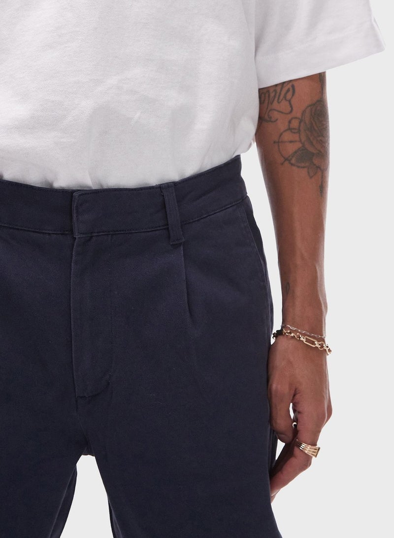 Straight Fit Tapered Chinos