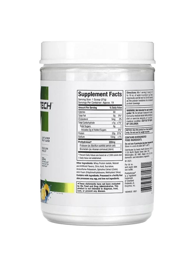 MuscleTech Iso Whey Clear Lemon Berry Blizzard 1.1lbs US (RB)