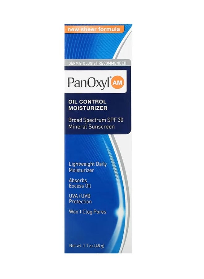 Panoxyl AM Oil Control Moisturizer SPF 30 - 48 G